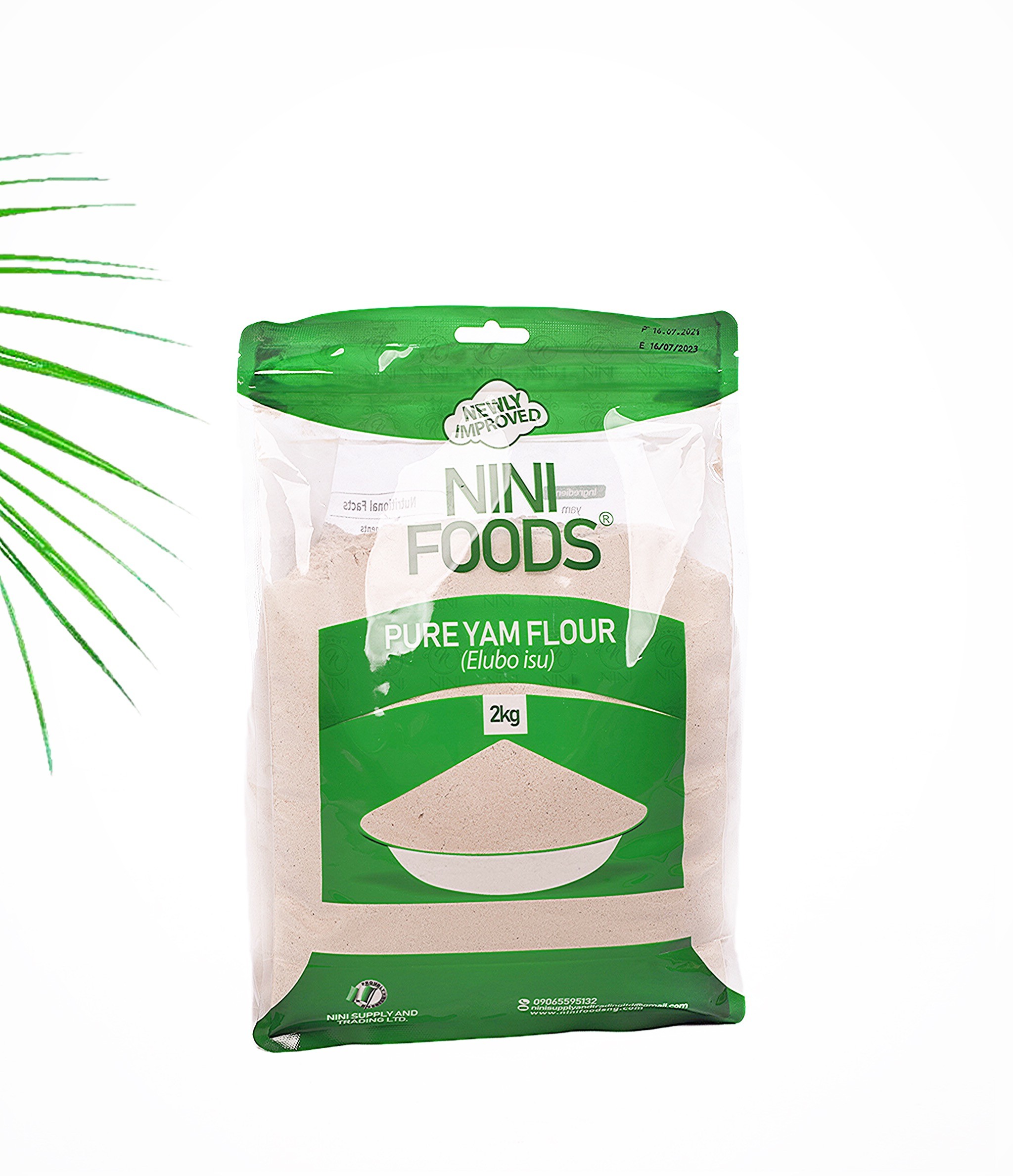 Nini Pure Yam Flour (Elubo Isu) 2 kg SmartMarketHub